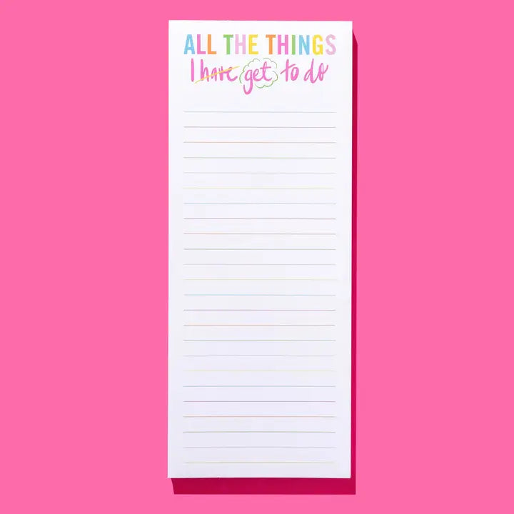 All The Things Magnet List Pad