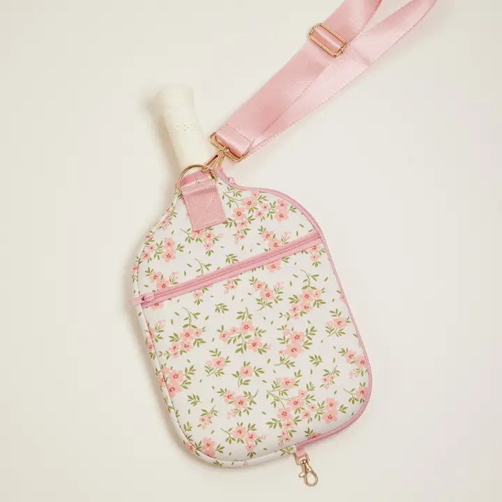 Floral Pickleball Paddle Bag - FINAL SALE