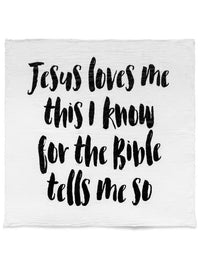 Jesus Loves Me Blanket
