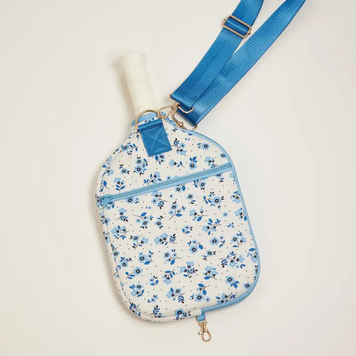 Floral Pickleball Paddle Bag - FINAL SALE