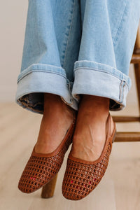 Mayra Woven Slingback Flats
