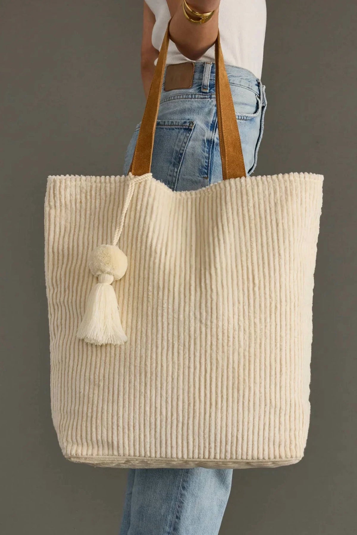 Kylee Corduroy Tote