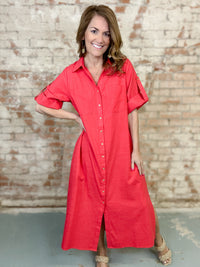 Grace Button Down Dress - FINAL SALE