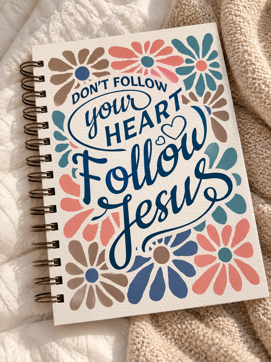 Follow Jesus Spiral Notebook