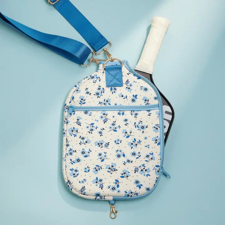 Floral Pickleball Paddle Bag - FINAL SALE