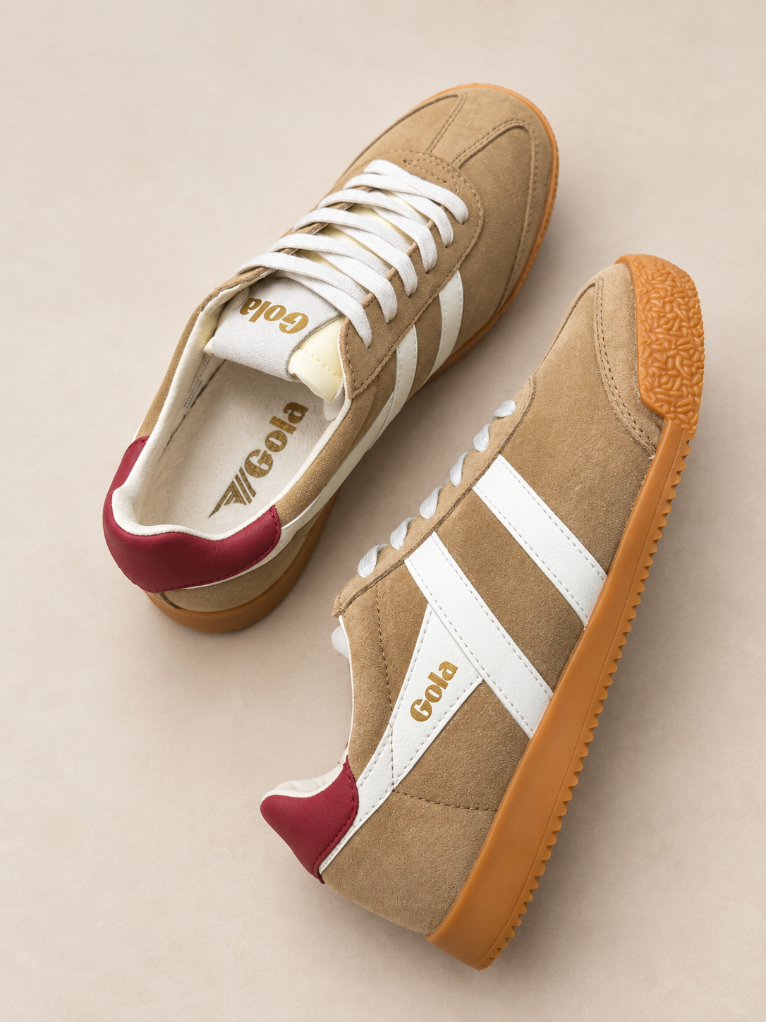 Gola Deep Red Elan Trainer Sneaker