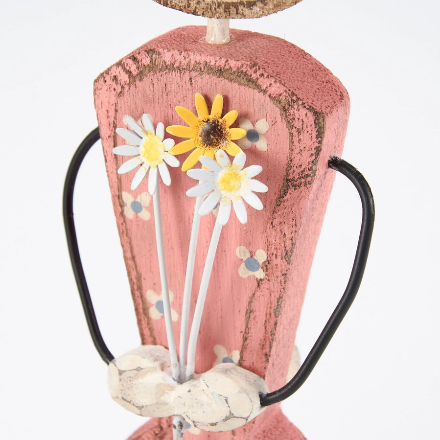 Stand Up Wooden Bunny FINAL SALE