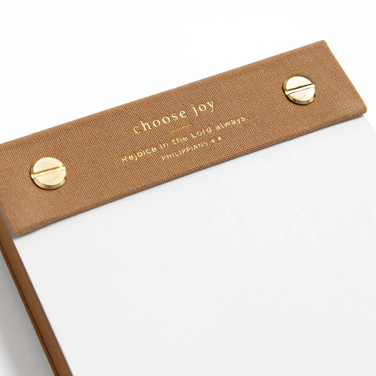 Gold Accent Notepad