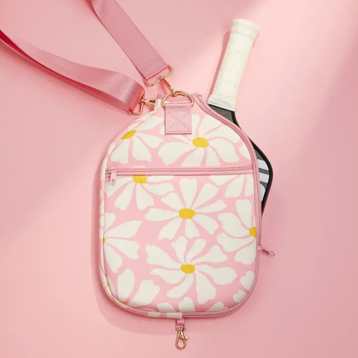 Floral Pickleball Paddle Bag - FINAL SALE