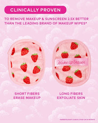 Strawberry Makeup Eraser Set