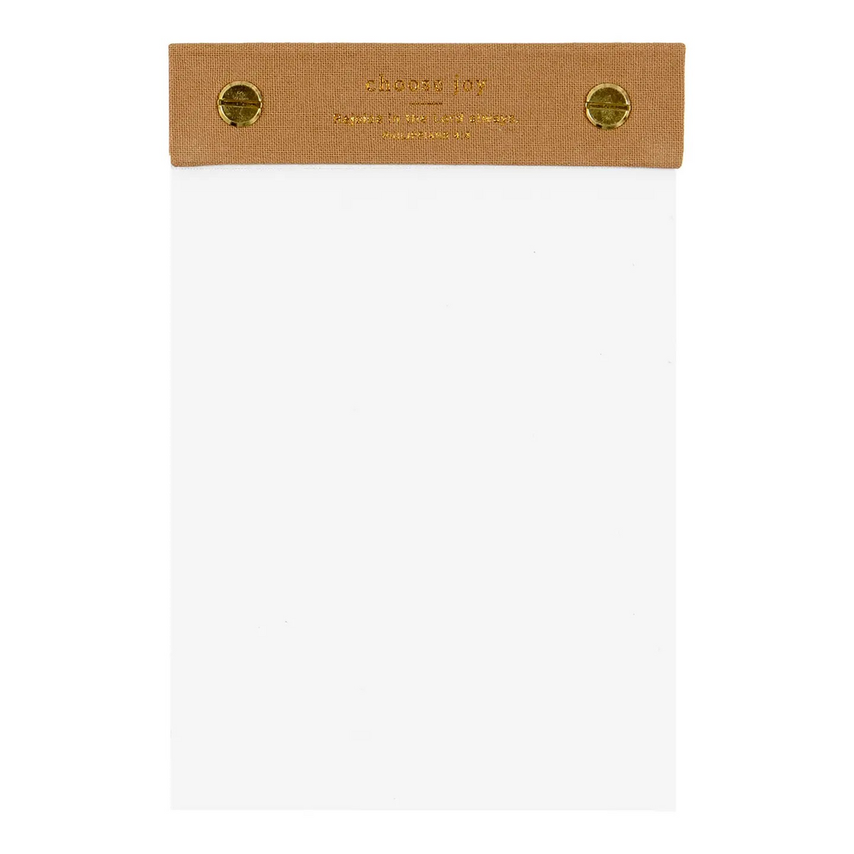 Gold Accent Notepad