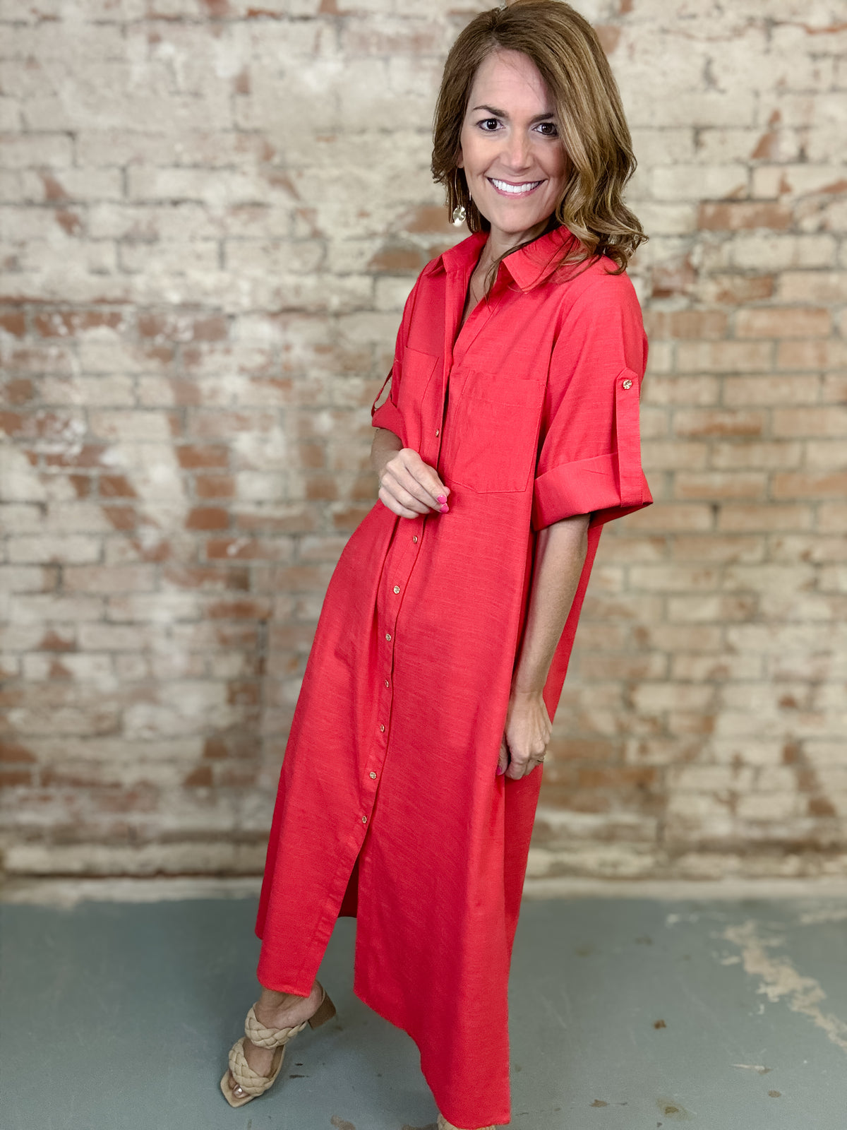 Grace Button Down Dress - FINAL SALE