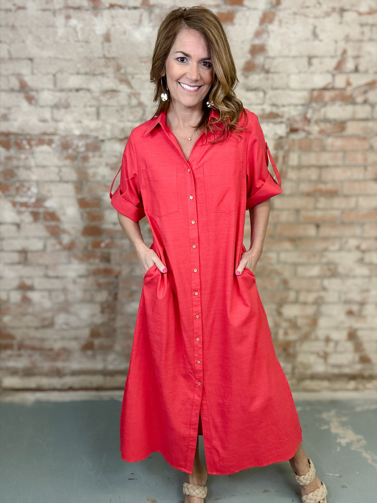 Grace Button Down Dress - FINAL SALE