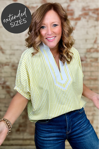 Hazel Striped Top - FINAL SALE