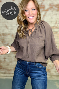 Jacky Seersucker Solid Top