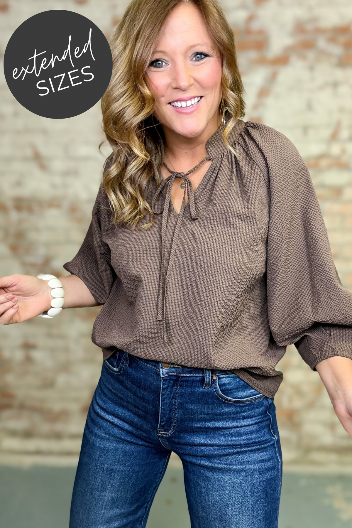 Jacky Seersucker Solid Top