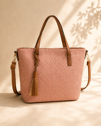 Jen Two Tone Tote