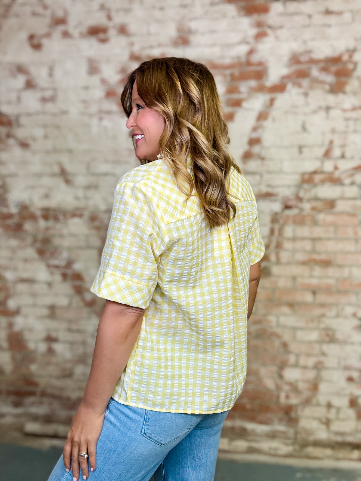 Lizeth Gingham Top FINAL SALE