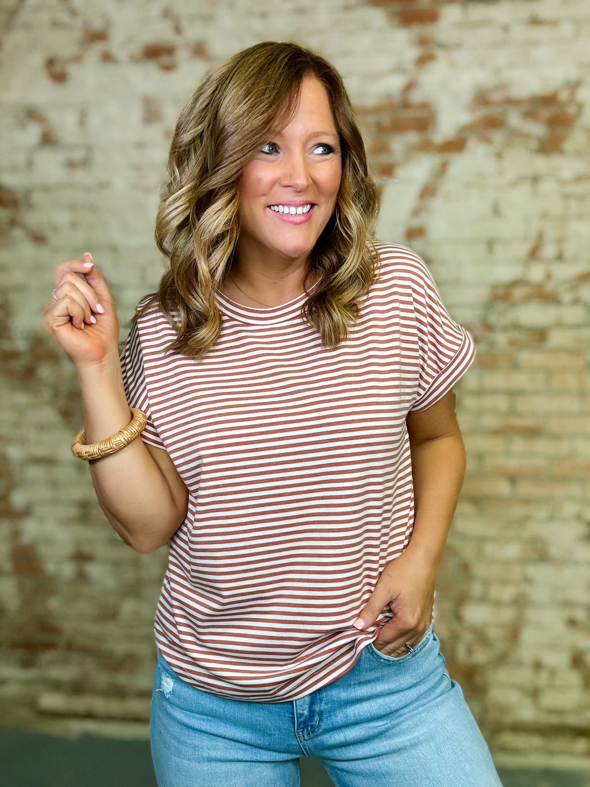 Desaray Stripe Top FINAL SALE