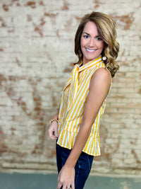 Khrystal Peplum Top FINAL SALE