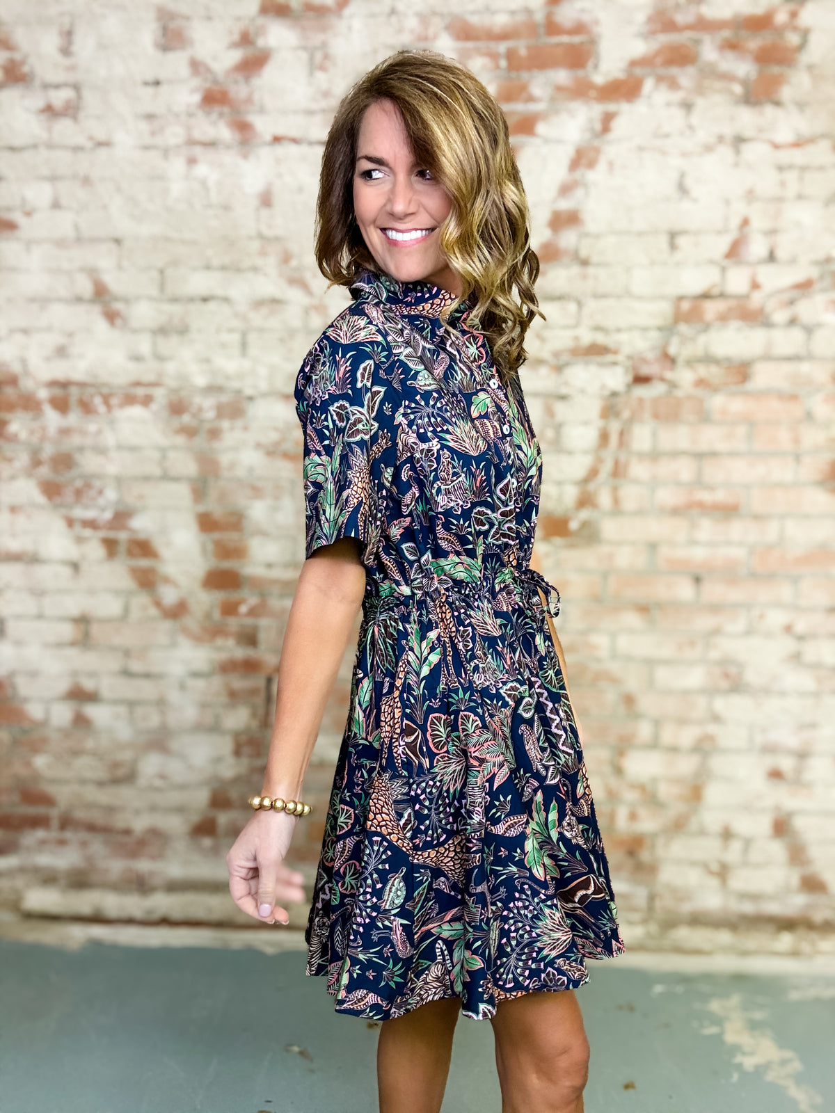 Dory Animal Print Dress