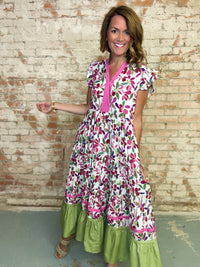 Laverne Tiered Floral Dress