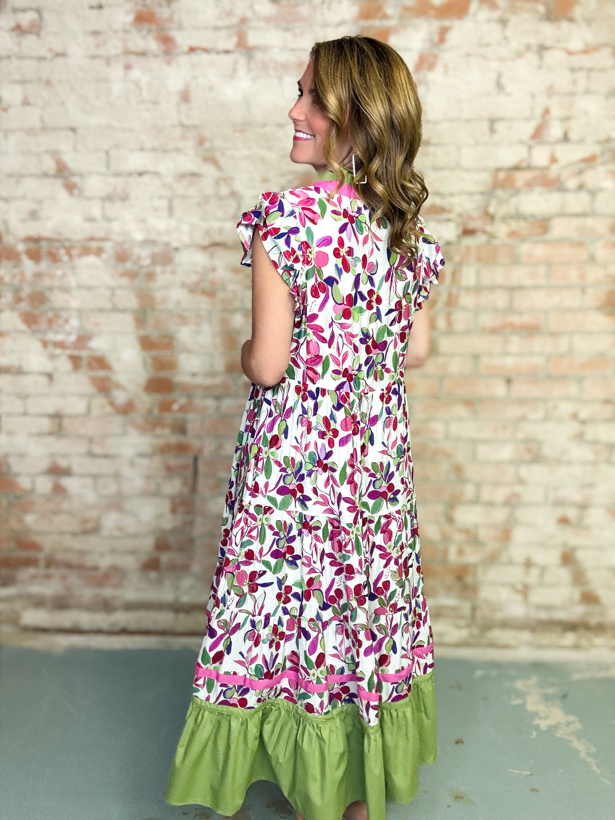 Laverne Tiered Floral Dress