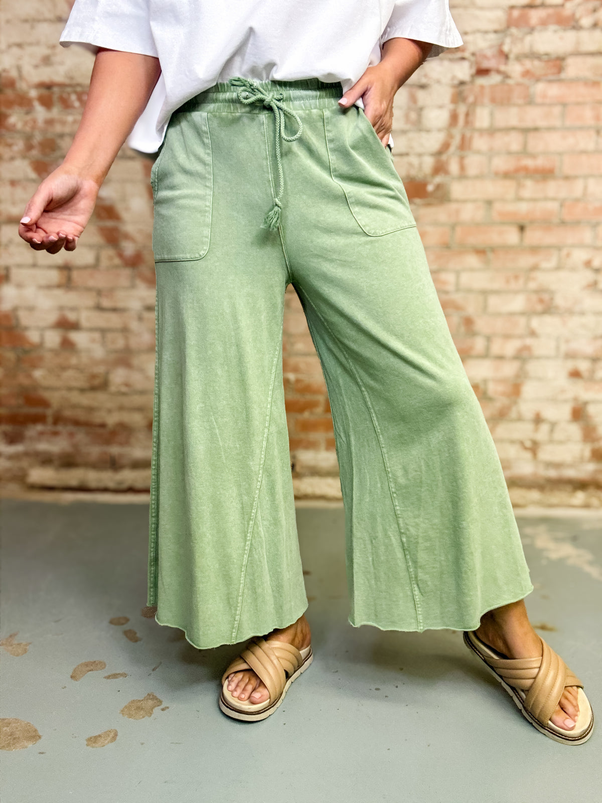 Shanea Washed Terry Pants