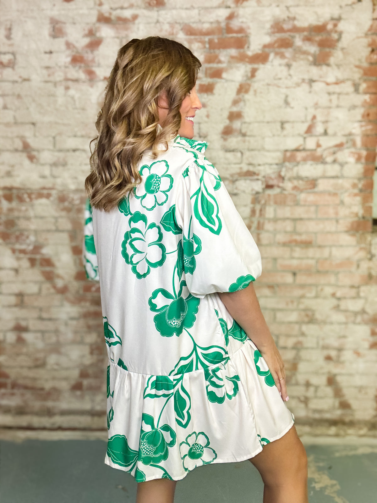 Grady Floral Tiered Dress