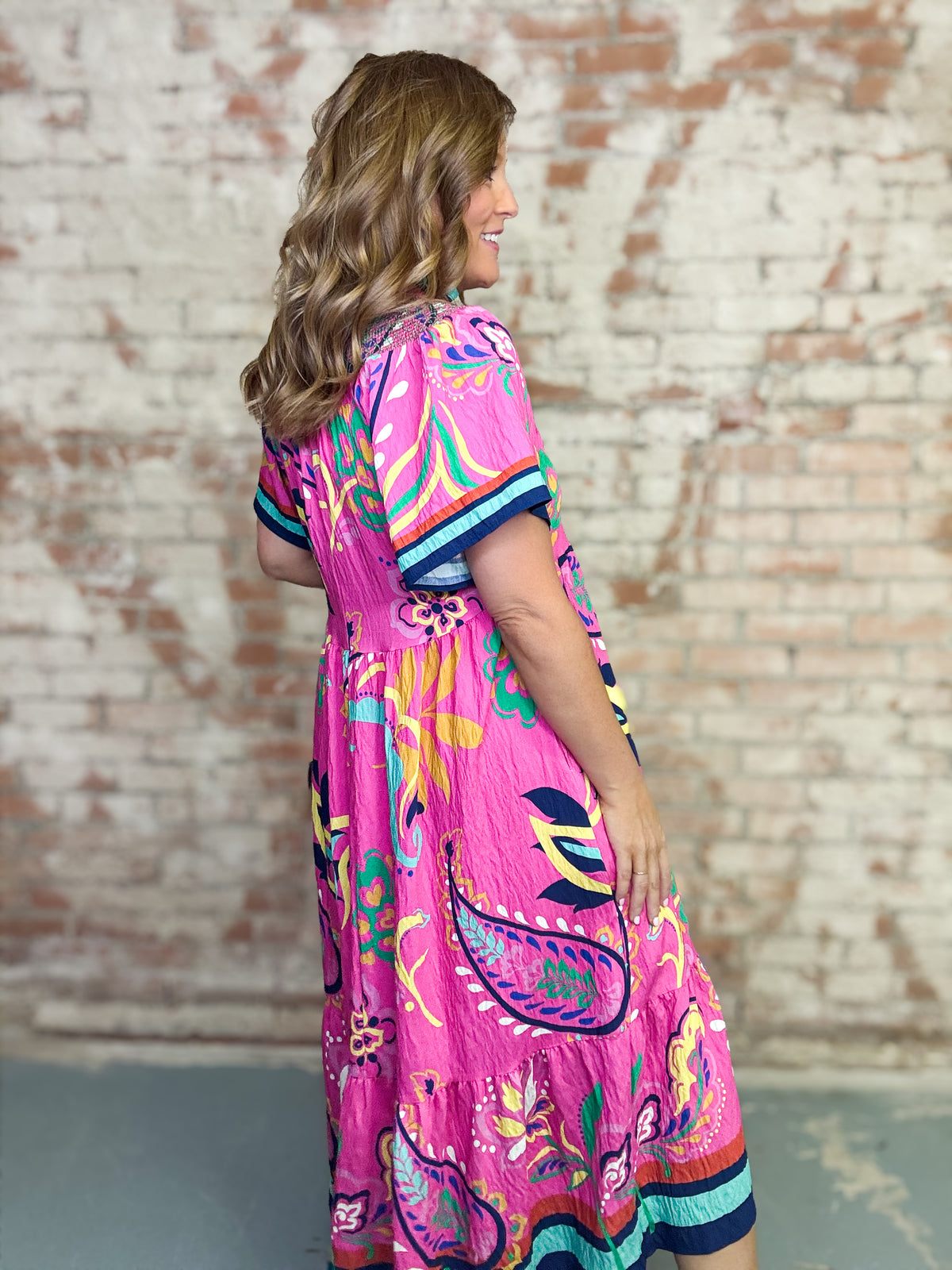 Loralee Paisley Dress