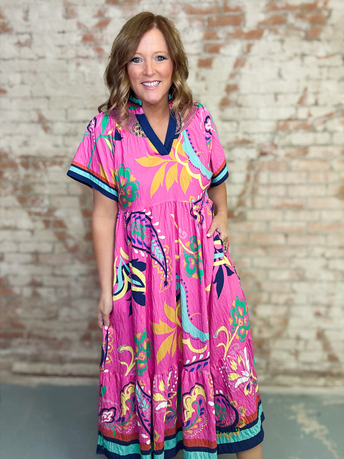 Loralee Paisley Dress