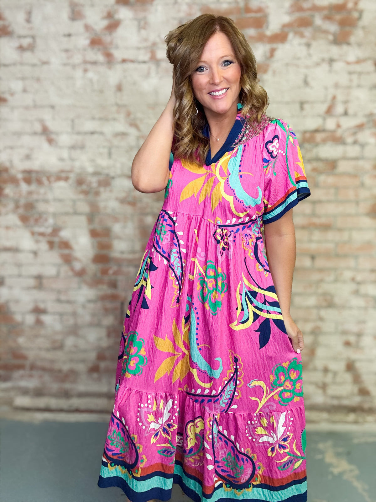 Loralee Paisley Dress