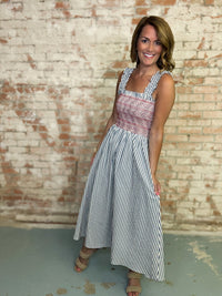 THML Kadence Smocked Dress