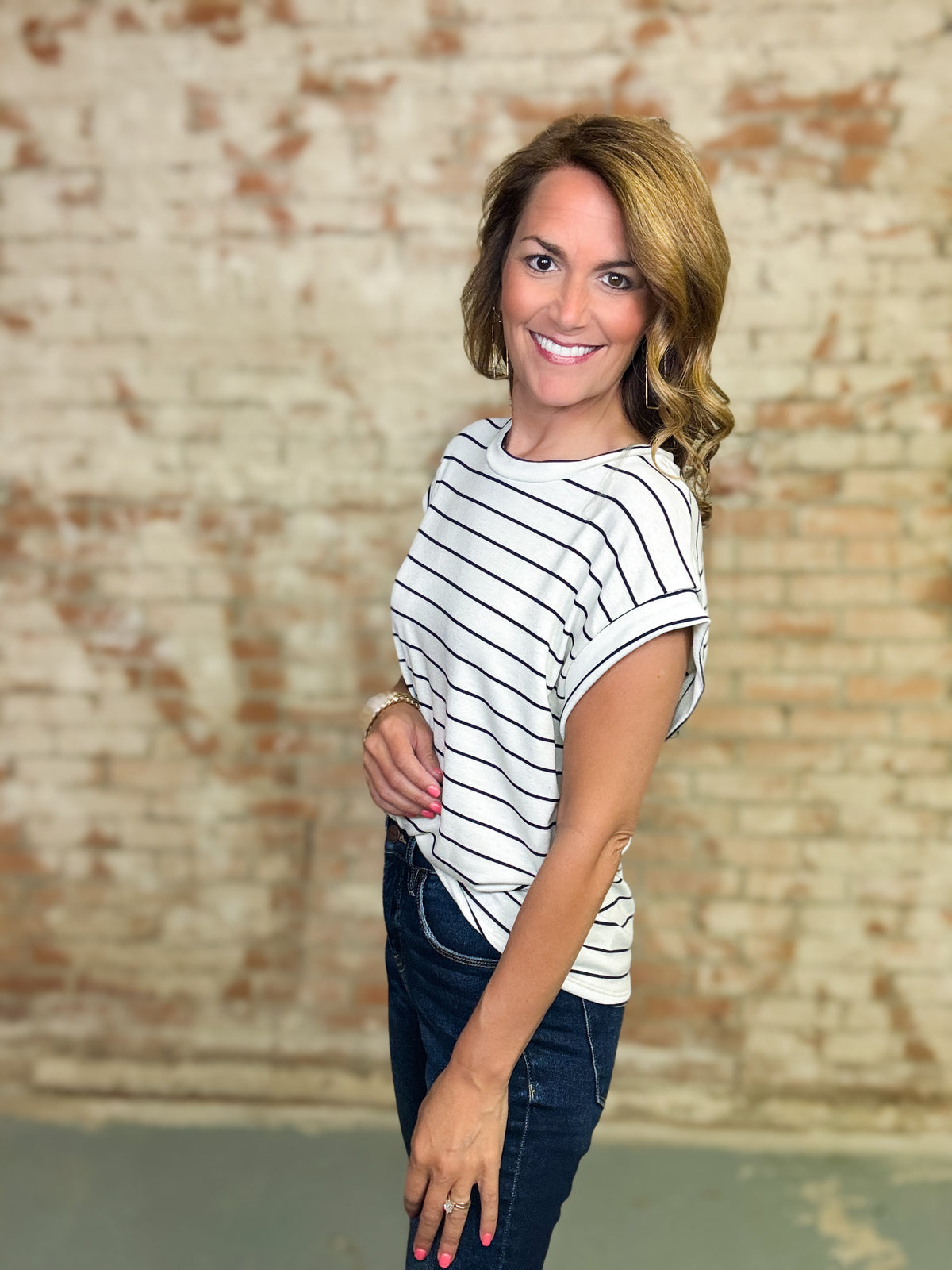 Harriet Casual Stripe Top