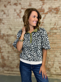Lindy Leopard Top