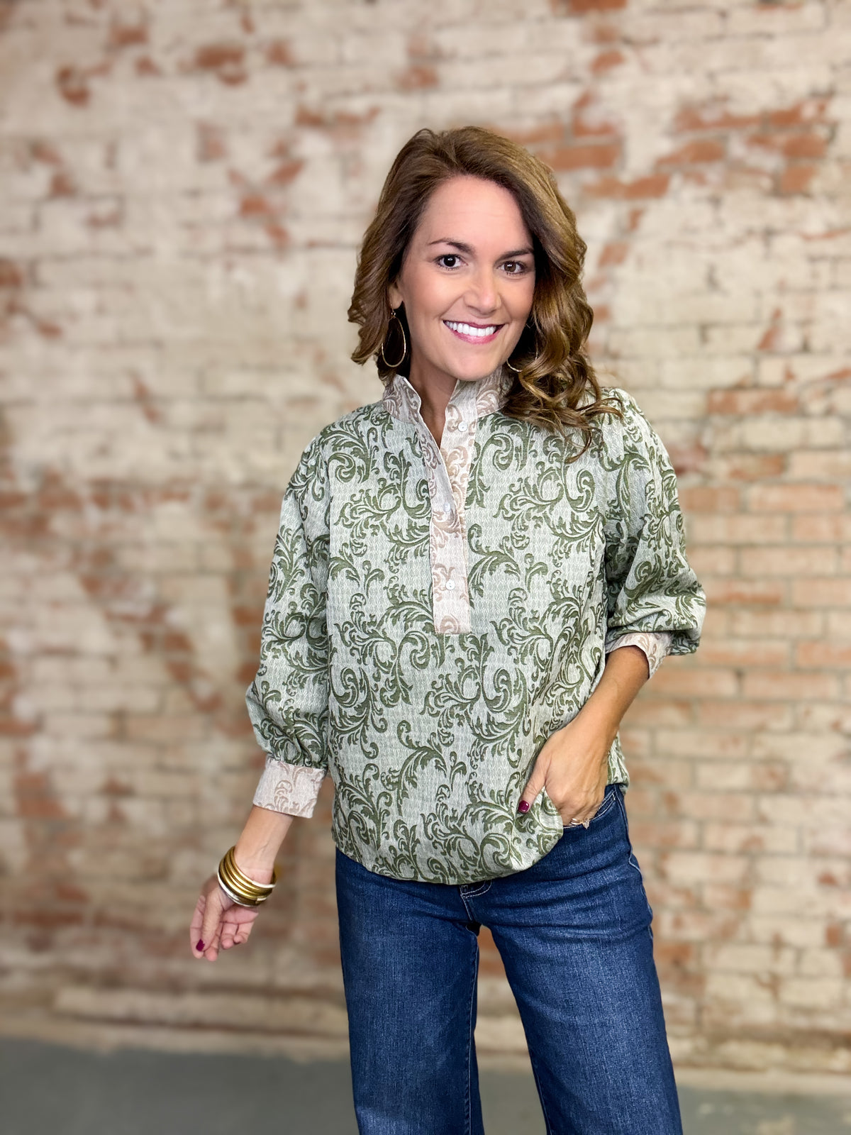 Giselle Jacquard Top