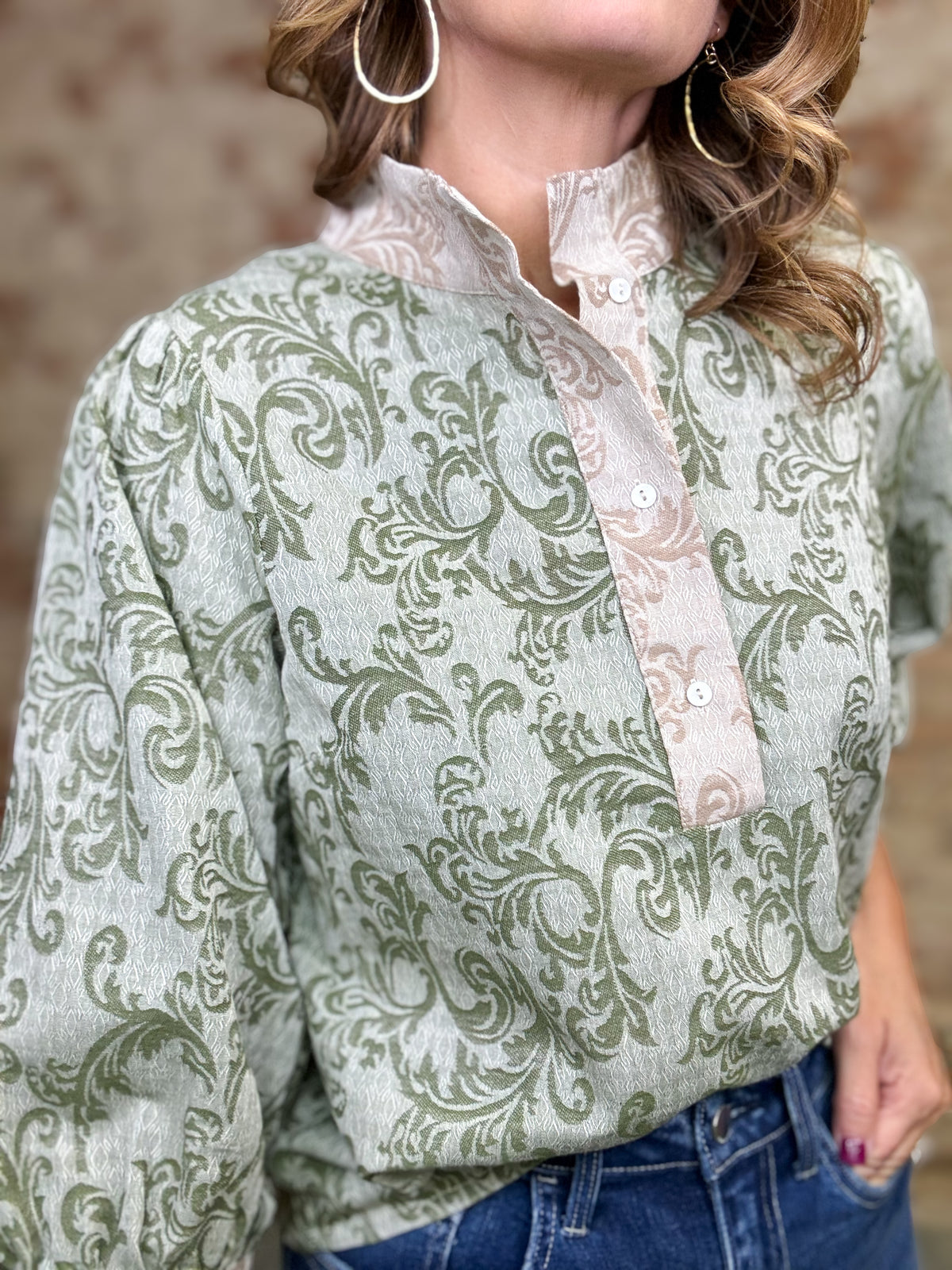 Giselle Jacquard Top