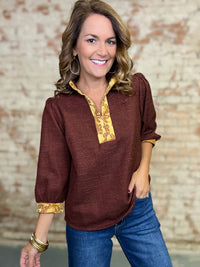 Bartley Textured Tunic Top