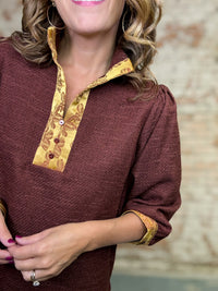 Bartley Textured Tunic Top
