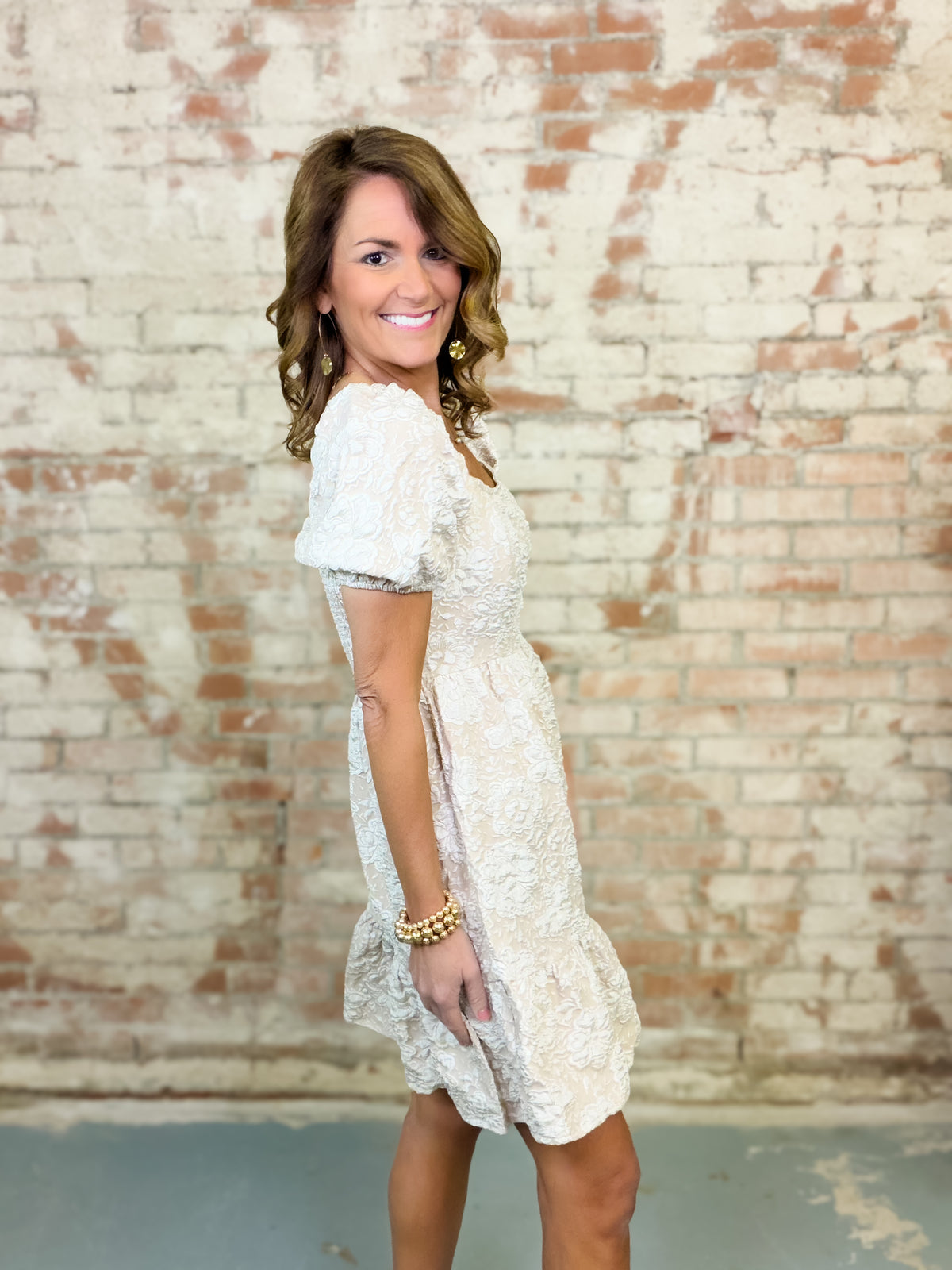 Jamila Jacquard Dress - FINAL SALE