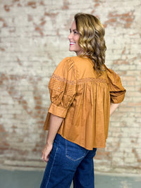 Tonie Pleated Detail Top