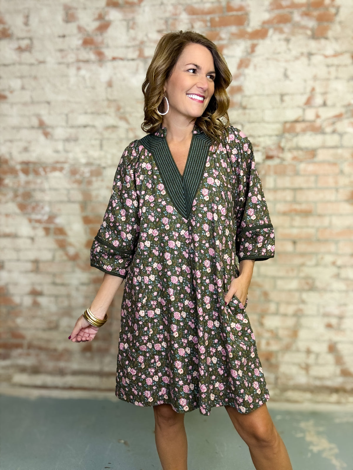 Cinthia Floral Print Dress