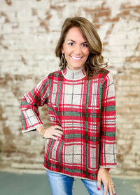 Vaye Plaid Top - FINAL SALE