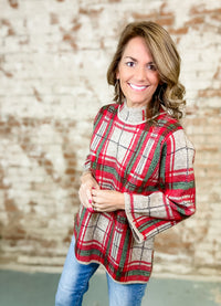 Vaye Plaid Top - FINAL SALE