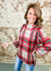Vaye Plaid Top - FINAL SALE