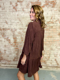 Corinna Ruffle Hem Dress