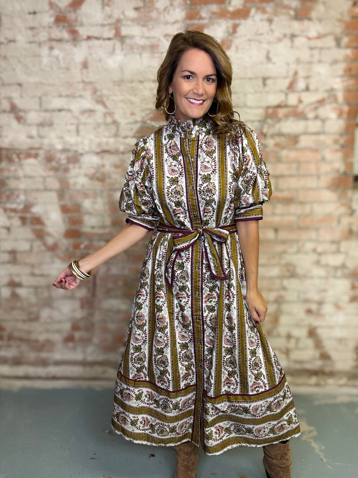 Gloria Floral Midi Dress