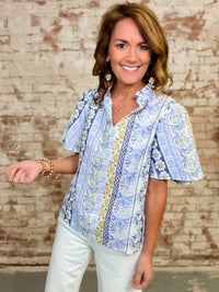 Tara Floral Embroidery Top - FINAL SALE