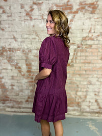 Joetta Ruffle Hem Dress