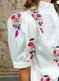 Lina Embroidered Top - FINAL SALE